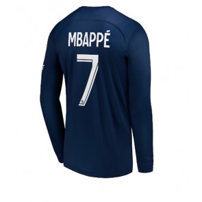Paris Saint-Germain Kylian Mbappe #7 Hemmatröja 2022-23 Långärmad